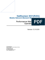 NetNumen M31 RAN V12 (1) .10.031 Performance Management Operation Guide