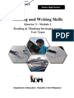 RAW11 - Q3 - Mod1 - Reading-and-Thinking-Strategies-Across-Text-Types - Version 3