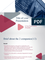 Title of Your Presentation: A Free Presentation Template