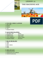 Class 5 Lesson 12 The Machine Age PDF