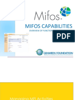 Mifos Capabilities: Overview of Functionality Within Mifos