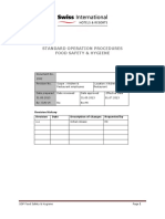 SOP Food Safety Hygiene 17 - 06