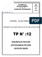 TP - 12 - Dérivateur Intégrateur