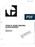 3304 - 3306 Motor Cat Manual de Especificasiones, Armado y Desarmado