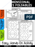 2 - 3D Shapes Activities - Geometry Interactive Notebook PDF