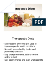 Therapeutic Diets