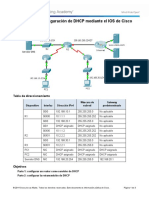 10.1.3.3 Packet Tracer - Configuring DHCPv4 Using Cisco IOS Instructions