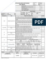 Metal Enclosed Switchgear Test Report: KV KV