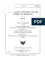 Church Committee Book II - Intelligence Activities and The Rights of Americans PDF