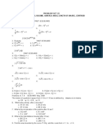 Problem Set 22 Integration, Area, Volume, Surface Area, Length of An Arc, Centroid