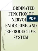 Coordinated Function of Nervous, Endocrine, and Reproductive System