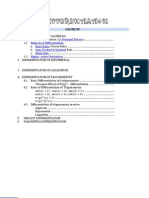 Differentiation of Algebraic