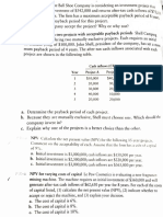 Considering $542,000 Payback Payback Period Project