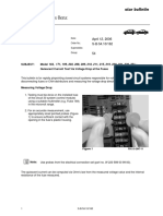 April 12, 2006 S-B-54.10/162: Subject: Model Quiescent Current Test Via Voltage Drop at The Fuses