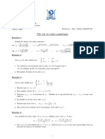 TD1 Sur Les Suites Numériques: N N N N N 2 2 N