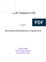 ECE467: Introduction To VLSI: Physical Structure and Fabrication Process of Integrated Circuits