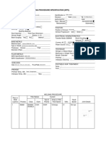 Welding Procedure Specification (WPS) : Backing