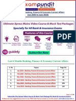 Last Six Months Banking Finance and Economy Current Affairs PDF