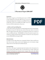 Final Placement Report 2006-2007: Indian Institute of Management Calcutta