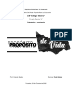 Propósito de Vida