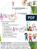 Online Class For Music - 4: By: Donna D.Bermundo