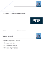 Chapter 2 Software Processes 1 30/10/2014