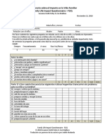 Family Life Impact Questionnaire Spanish Dec 18