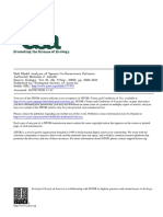 Null Model Analysis of Species Co-Occurrence Patterns