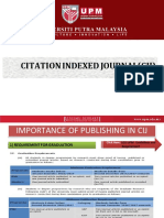 Citation Indexed Journal (Cij)