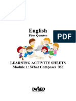 English: Learning Activity Sheets Module 1: What Composes Me