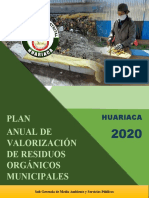 Plan de Valorización de Residuos Organicos Final