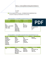 CONJUNCOES e LOCUCOES Coordenativas e Subordinativas