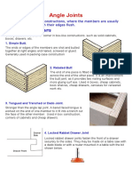 (I) Corner Angle Joints