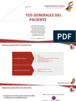 Aspectos Generales Del Paciente Presentación