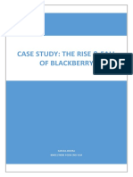 Case Study: The Rise & Fall of Blackberry: Harsha Mishra 80401170008 PGDM 2ND YEAR