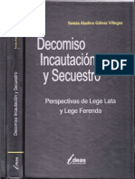 Decomiso Incautación y Secuestro