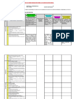 Matriz para de Caracterización de Los Aprendizajes y Contexto Del Aula