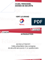 Accueil Personnel Consignes de Securite