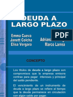 Deuda A Largo Plazo