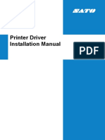 Printer Driver Installation Manual