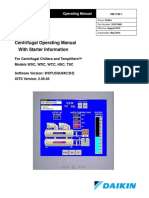 Centrifugal Operating Manual With Starter Information