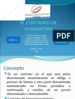 Contrato de Suministros 