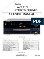 AVR110 Service Manual: Harman/kardon