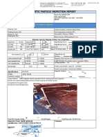 Magnetic Particle Inspection Report: TEM INSPECTED: Assembly (X Over 2",pipes 2",elbows)