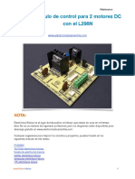 Módulo de Control para 2 Motores DC Con El L298N