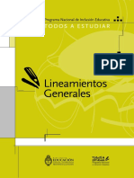 Programa Nacional de Inclusión Educativa Documento Base