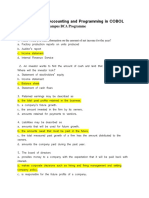 MCQ in Bca-Accounting & Cobol