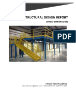 Structural Design Report: (Steel Warehouse)