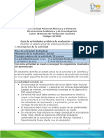 Guia de Actividades y Ruubrica de Evaluacion - Fase 1 - Describir El Estado Actual Del Sistema Productivo Cunícola