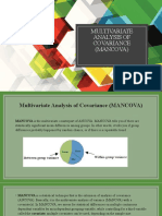 REPORT Multivariate Analysis of Covariance (MANCOVA) - 2